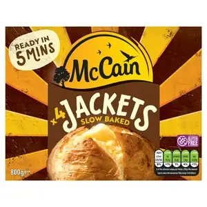 McCain Slow Baked Jackets x4 800g