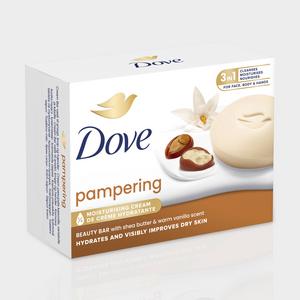 Dove 2 x 90g Pampering Shea Butter Beauty Bar Cream Soap - gallery image 2