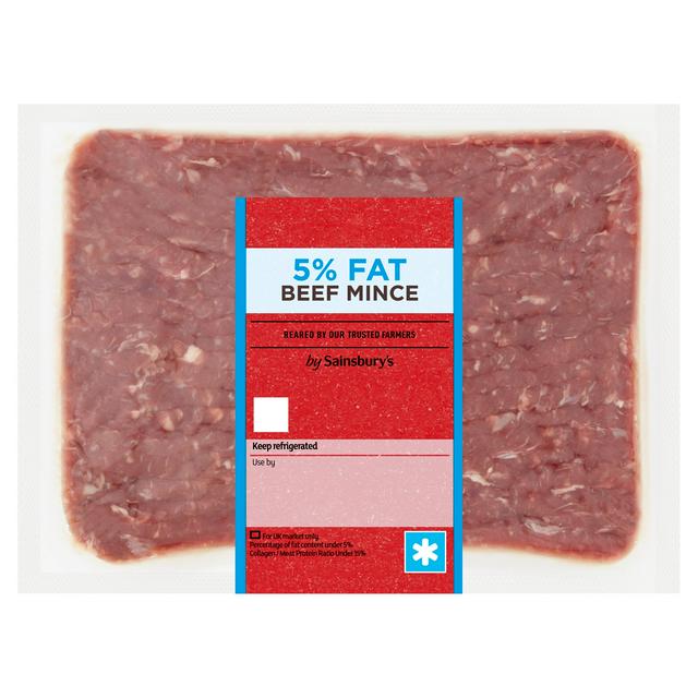 Sainsburys British Or Irish 5 Fat Beef Mince 500g £3 49 Compare