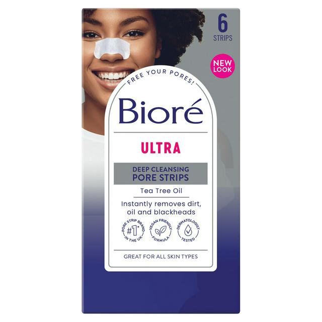 Biore Ultra Deep Cleansing Pore Strips x6
