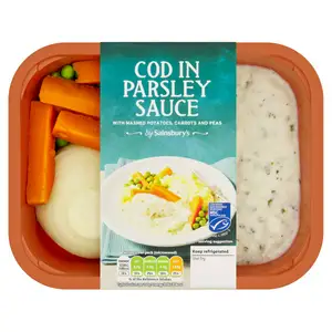 Sainsbury's Cod in Parsley Sauce 400g (Serves 1)