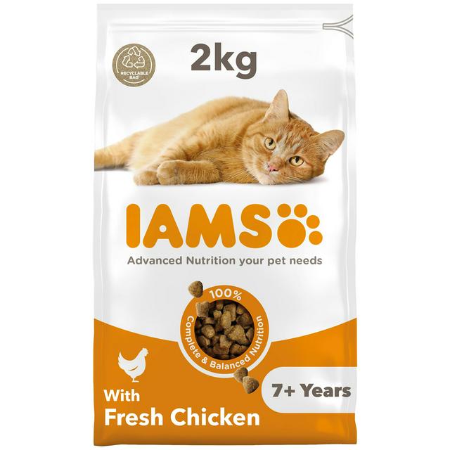 IAMS Vitality Senior & Mature Cat, Chicken 2kg