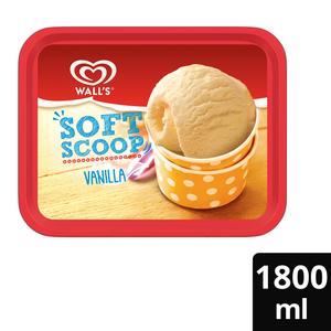 Wall's 1.8L Soft Scoop Vanilla Ice Cream Tub - gallery image 4