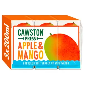 Cawston Press Apple & Mango Juice 3x200ml