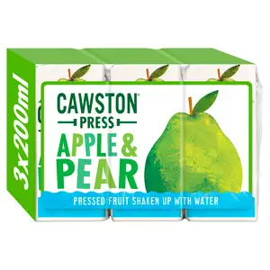 Cawston Press Apple & Pear Juice 3x200ml