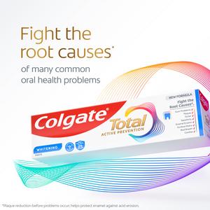 Colgate Total Active Prevention Teeth Whitening Toothpaste 125ml - gallery image 2