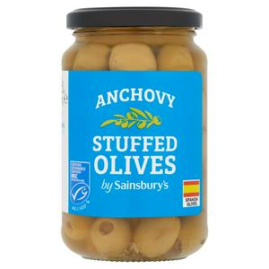 Sainsbury's 340g Spanish Anchovy Stuffed Olives (200g*)