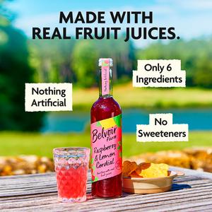 Belvoir Farm Raspberry & Lemon Cordial 500ml - gallery image 2