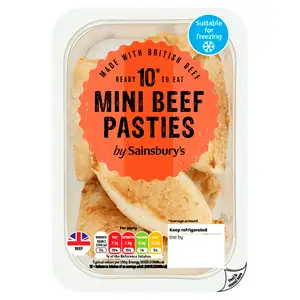 Sainsbury's Mini Beef Pasties x10 300g