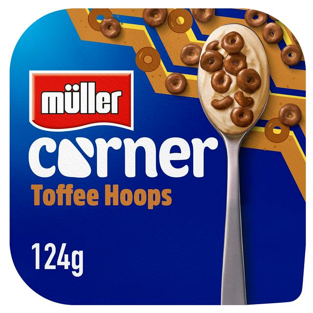 Muller Corner Toffee Yogurt with Chocolate Hoops 130g