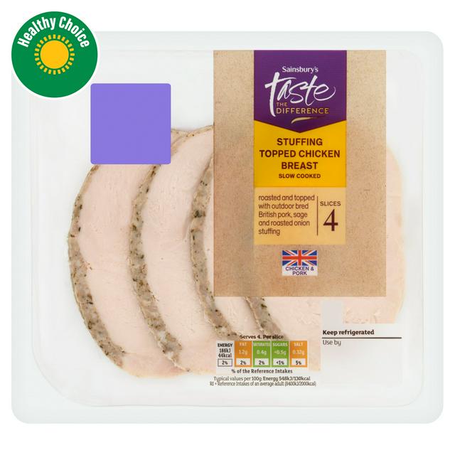 Sainsbury's Roast Chicken Stuffing Topped, Taste the Difference 135g - gallery image 1