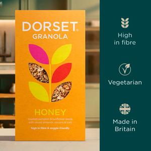 Dorset Cereals Honey Granola Breakfast Cereal 450g - gallery image 4