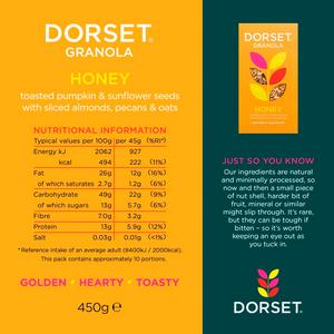Dorset Cereals Honey Granola Breakfast Cereal 450g - gallery image 5