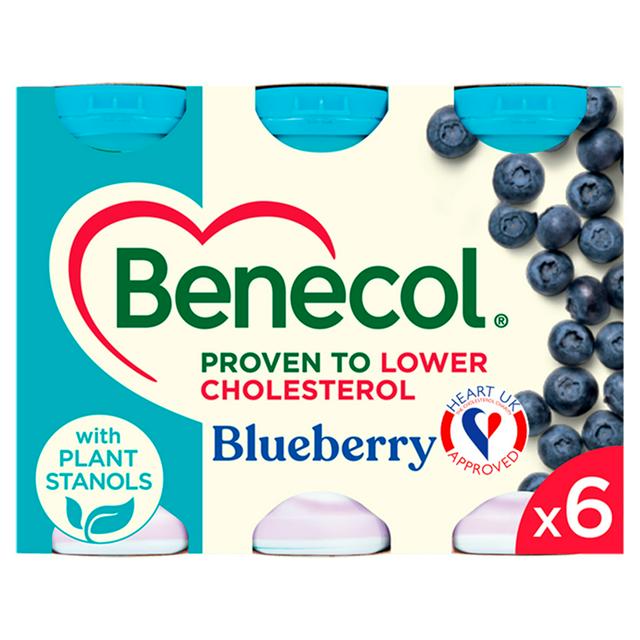Benecol Yogurt Drink Blueberry 6x67.5g