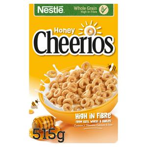 Nestle Cheerios Honey Cereal 515g - video