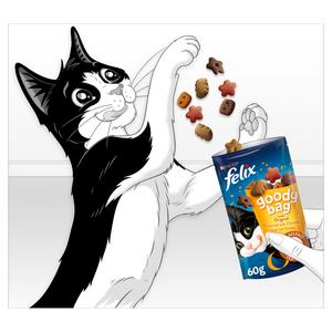 Felix Goody Bag Cat Treats Original Mix 60g - gallery image 4