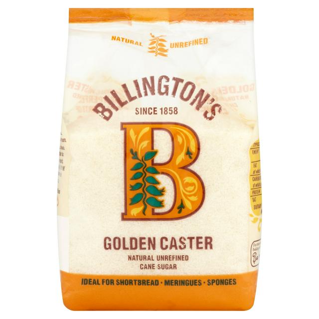 Billington S Golden Caster Natural Unrefined Cane Sugar 250g Sainsbury S