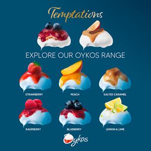 Oykos Strawberry Luxury Greek Style Yogurt 4x110g - gallery image 4