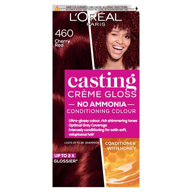 Casting Creme Gloss 460 Cherry Red Brown Semi Permanent Hair Dye |  Sainsbury's