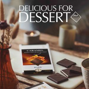 Lindt Excellence Dark Caramel and Sea Salt Chocolate Bar 100g - gallery image 3