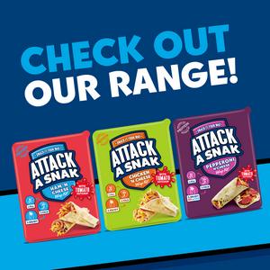Attack a Snak Ham & Cheese Wrap Kit with Tomato Ketchup 86g - gallery image 2