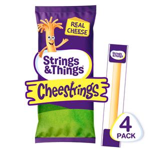 Strings & Things Cheestrings Cheese Snack x4 80g - gallery image 2