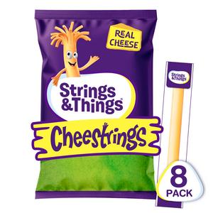 Strings & Things Cheestrings Cheese Snack x8 160g - gallery image 2