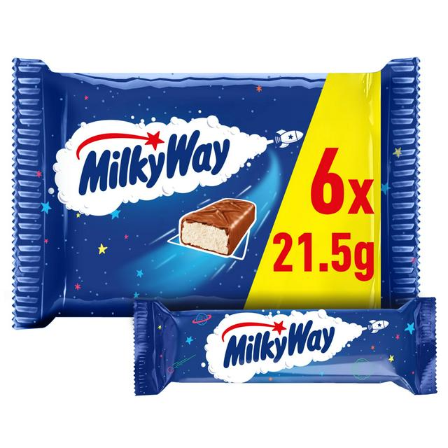 Milky Way Chocolate Bar Multipack 6 X 21 5g Sainsbury S