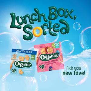 Organix Mini Cheese Crackers Toddler Snacks Multipack 12 months+ 4x20g - gallery image 4