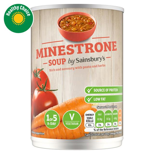 Sainsburys Minestrone Soup 400g