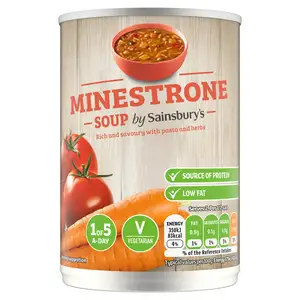 Sainsbury's Minestrone Soup 400g