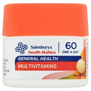 Sainsbury's Health Multivitamins Tablets 1 a Day x60