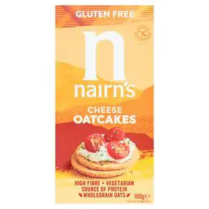 Nairns Gluten Free Cheese Oatcakes 180g 