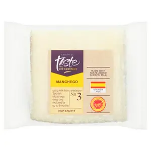 Sainsbury's Spanish Manchego Cheese, Taste the Difference 170g