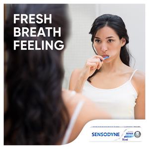 Sensodyne Whitening Repair & Protect Fluoride Daily Toothpaste 75ml - gallery image 6
