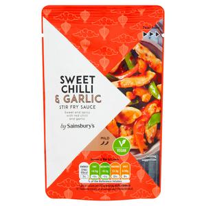 Sainsbury's Sweet Chilli & Garlic Stir Fry Sauce 120g