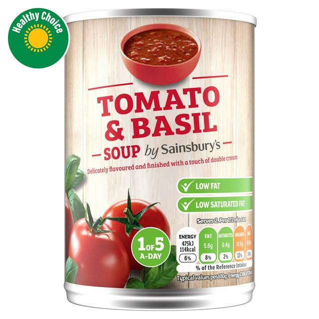 Sainsburys Tomato & Basil Soup 400g