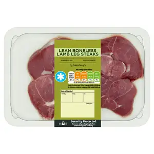 Sainsbury's British or New Zealand Lean Lamb Leg Steaks (Approx. 265g)