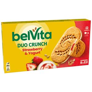 Belvita 5 x 50g Duo Crunch Multipack Strawberry & Yogurt Cereal Snack Bars - gallery image 3