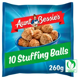 Aunt Bessie's Sage & Onion Stuffing Balls x10 260g