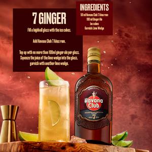 Havana Club 7 Year Old Dark Rum 70cl - gallery image 6