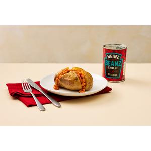 Heinz Baked Beans Fiery Chilli 390g - gallery image 3