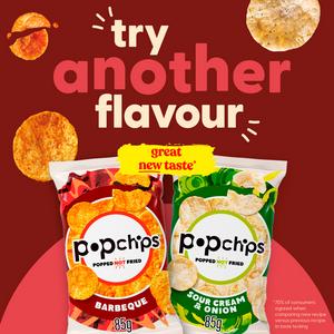 Popchips Sour Cream & Onion Sharing Crisps 85g - gallery image 4