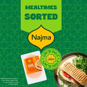 Najma Halal Sliced Chicken Breast 150g - gallery image 2