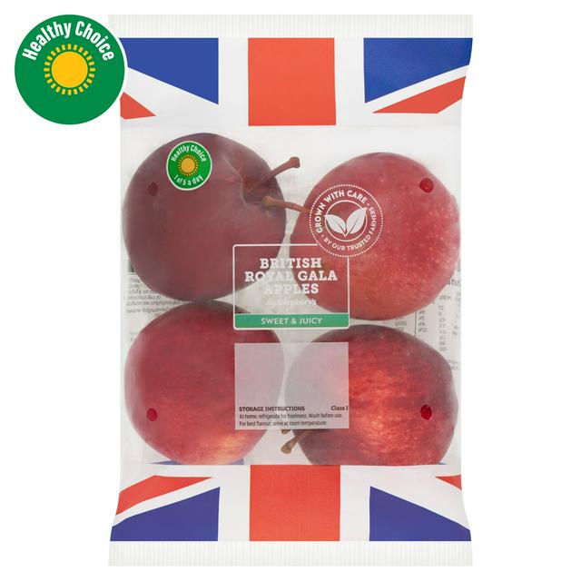 Sainsbury's Royal Gala Apples x4 - gallery image 1
