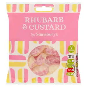 Sainsbury's Rhubarb & Custard Sweets 200g