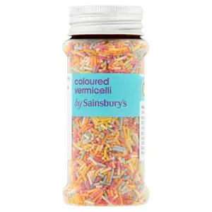 Sainsbury's Cake Decorations, Coloured Vermicelli 70g