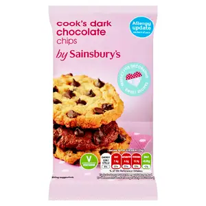 Sainsbury's Dark Chocolate Chips 100g