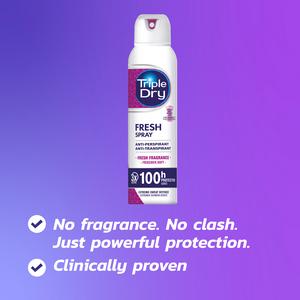 Triple Dry Anti-Perspirant Deodorant, Fresh 150ml - gallery image 5