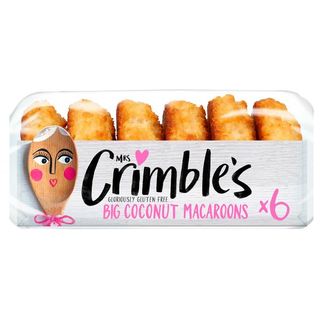 Mrs Crimble's Gluten Free Coconut Macaroons x6 - gallery image 1